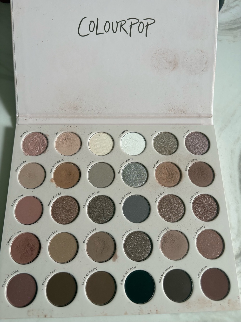 ColourPop Stone Cold Fox Eyeshadow Palette